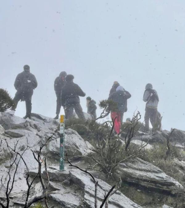 预报大南方崖山将有罕见的季节性降雪