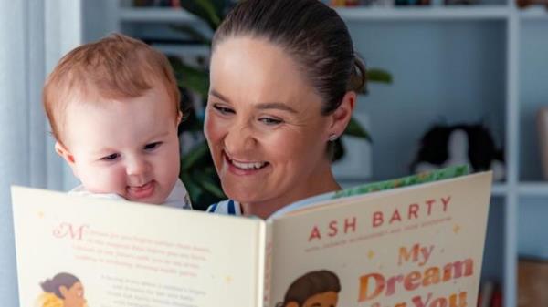 Ash Barty and her son Hayden